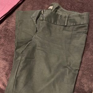 Banana Republic olive sateen crop/ankle pants sz 8